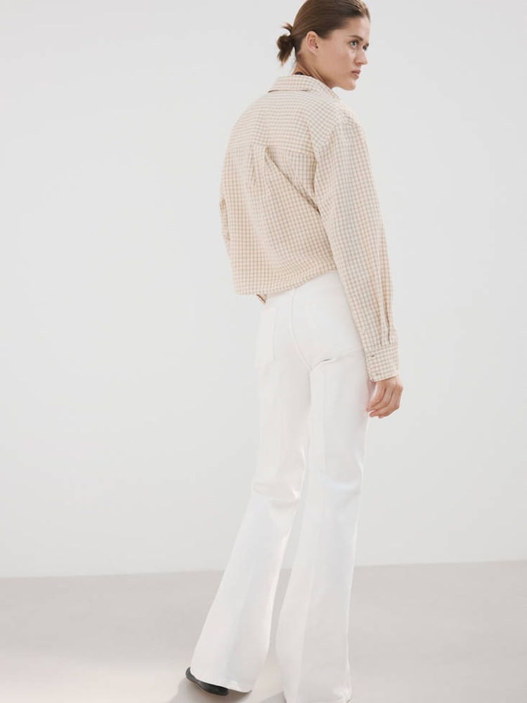 Mango White Flared Jeans - Image 2 of 7