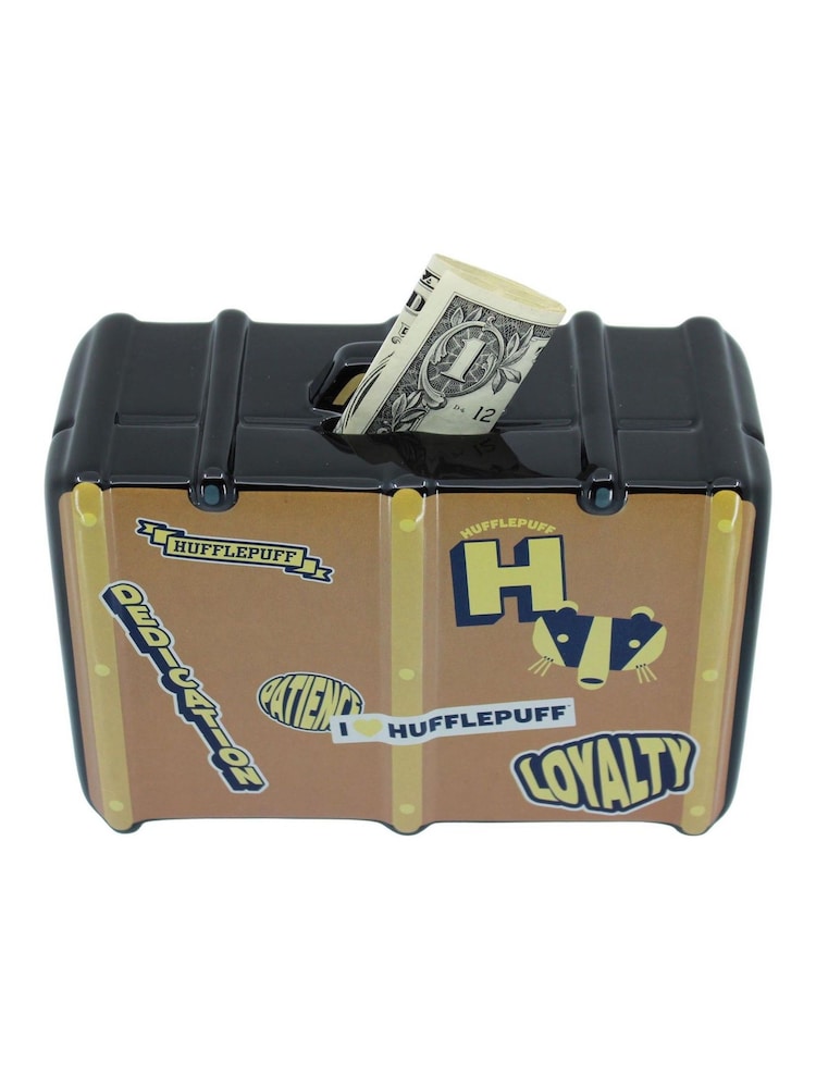Harry Potter Multicolour Hufflepuff Suitcase Money Bank - Image 4 of 4 Harry Potter Multicolour Hufflepuff Suitcase Money Bank - Image 4 of 4