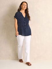 Evans Blue Dobby Short Sleeve Shirt - Image 2 of 5