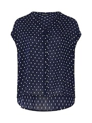 Evans Blue Dobby Short Sleeve Shirt - Image 5 of 5