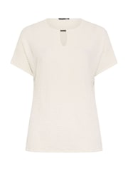 Evans White Grown On Sleeve Bar Detail Top - Image 5 of 5