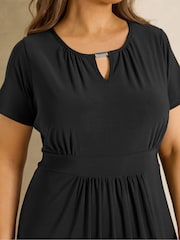 Evans Black Bar Detail Dress - Image 4 of 5