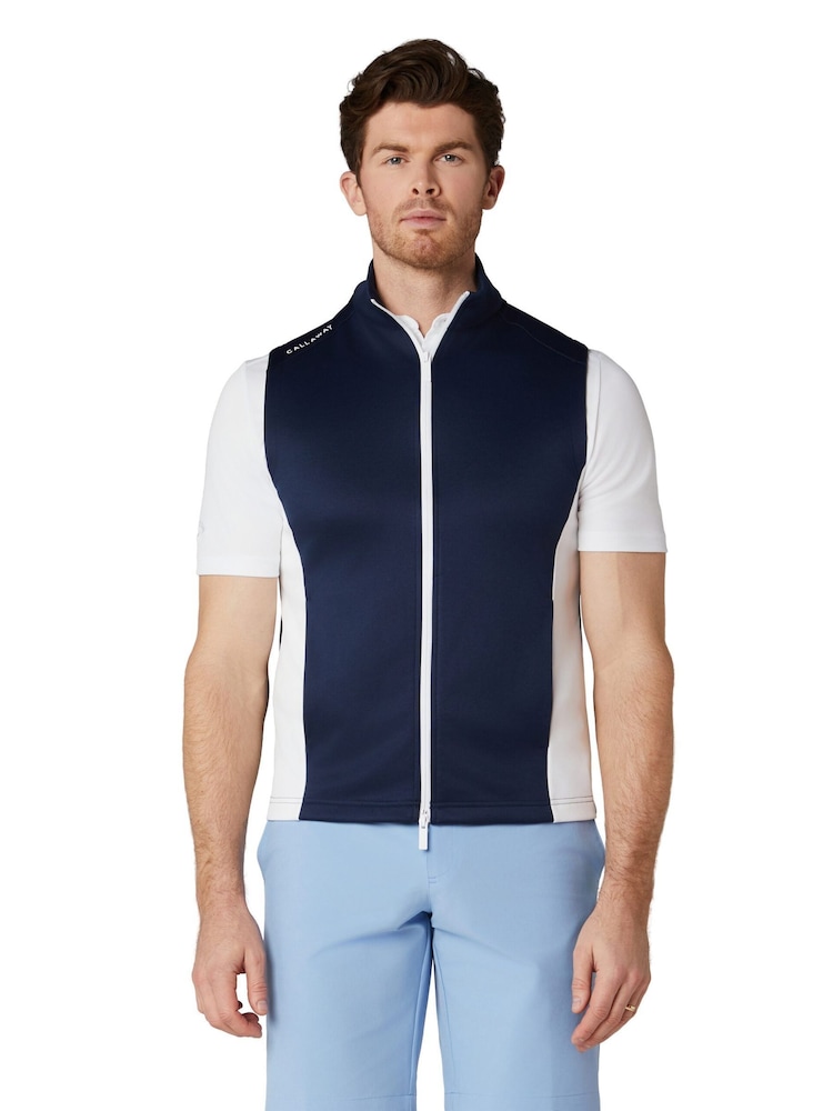 Callaway Golf Blue High Gauge Vest - Image 1 of 6 Callaway Golf Blue High Gauge Vest - Image 1 of 6