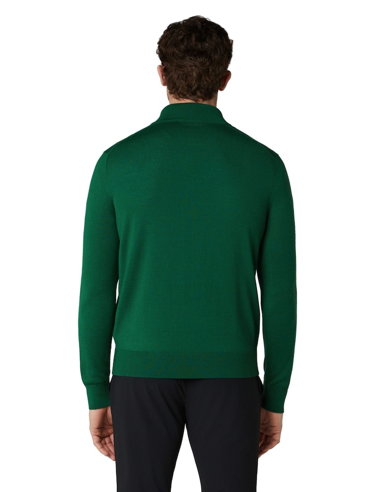 Callaway Golf Green 1/4 Blended Merino Sweater - Image 2 of 6