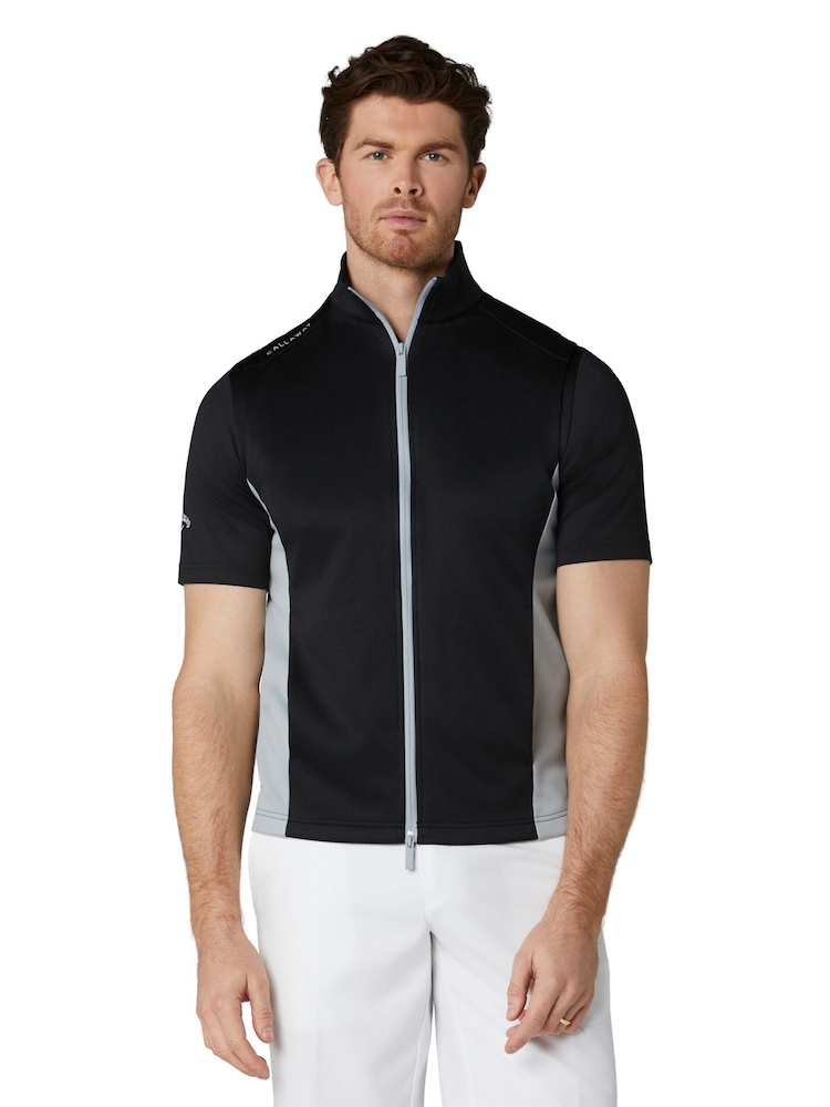 Callaway Golf Black High Gauge Vest - Image 1 of 6 Callaway Golf Black High Gauge Vest - Image 1 of 6