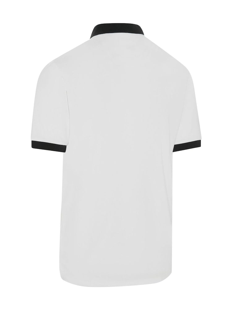 Callaway Golf White Blocked Logo Collar Polo Shirt - Image 6 of 6 Callaway Golf White Blocked Logo Collar Polo Shirt - Image 6 of 6