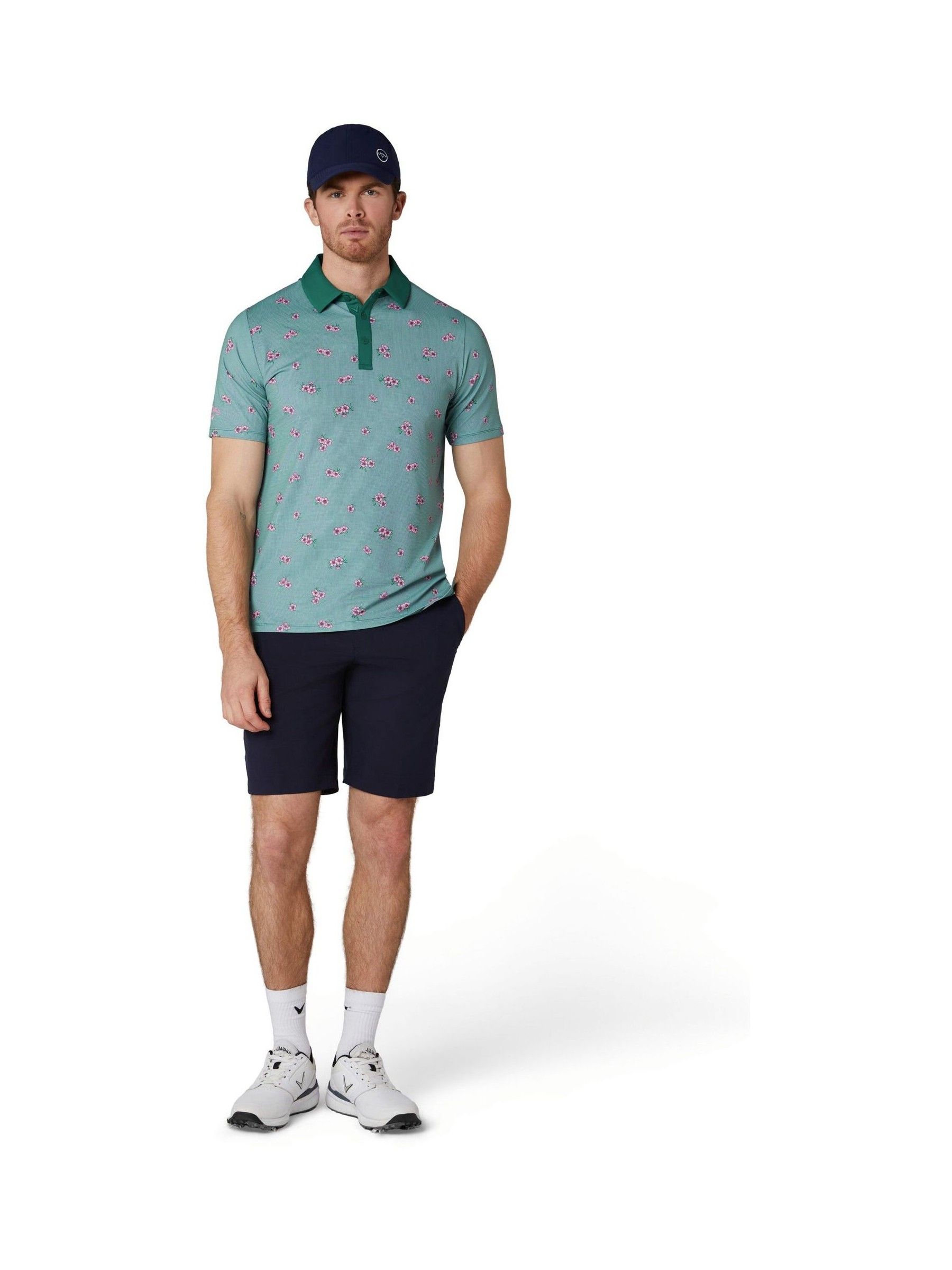 Buy Callaway Golf Green Azalea Gingham Polo Shirt from the Next UK