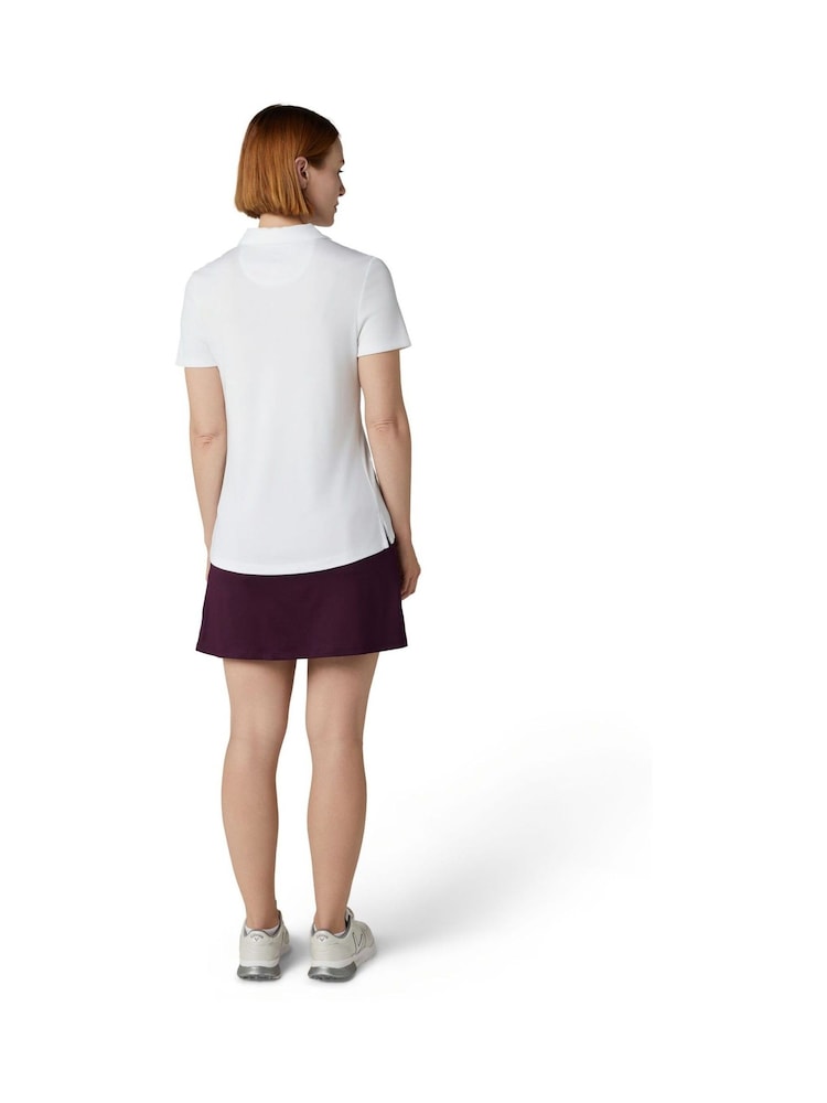 Callaway Golf White Tournament Polo Shirt - Image 2 of 6