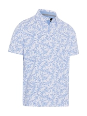 Callaway Golf Blue Chev Botanical Polo Shirt - Image 5 of 6