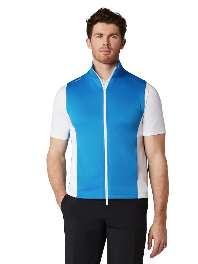 Callaway Golf Blue High Gauge Vest - Image 1 of 6 Callaway Golf Blue High Gauge Vest - Image 1 of 6