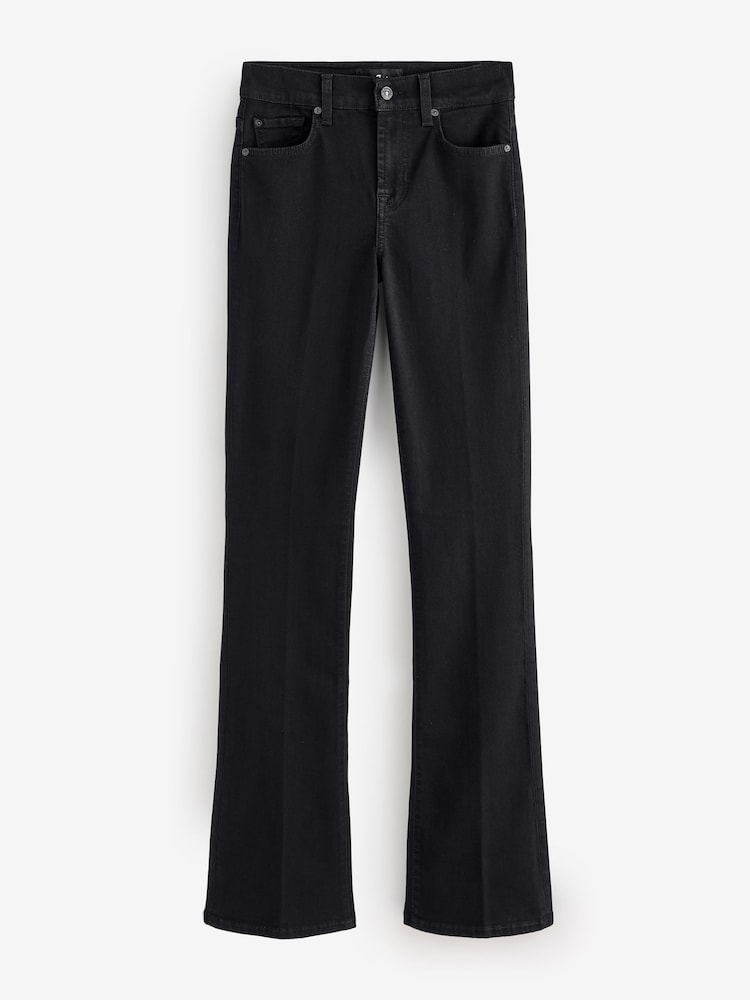 7 For All Mankind Black Bootcut Rinse Jeans - Image 1 of 1