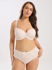 Yours Curve Pink Lace Padded T-Shirt Bra - Image 2 of 6