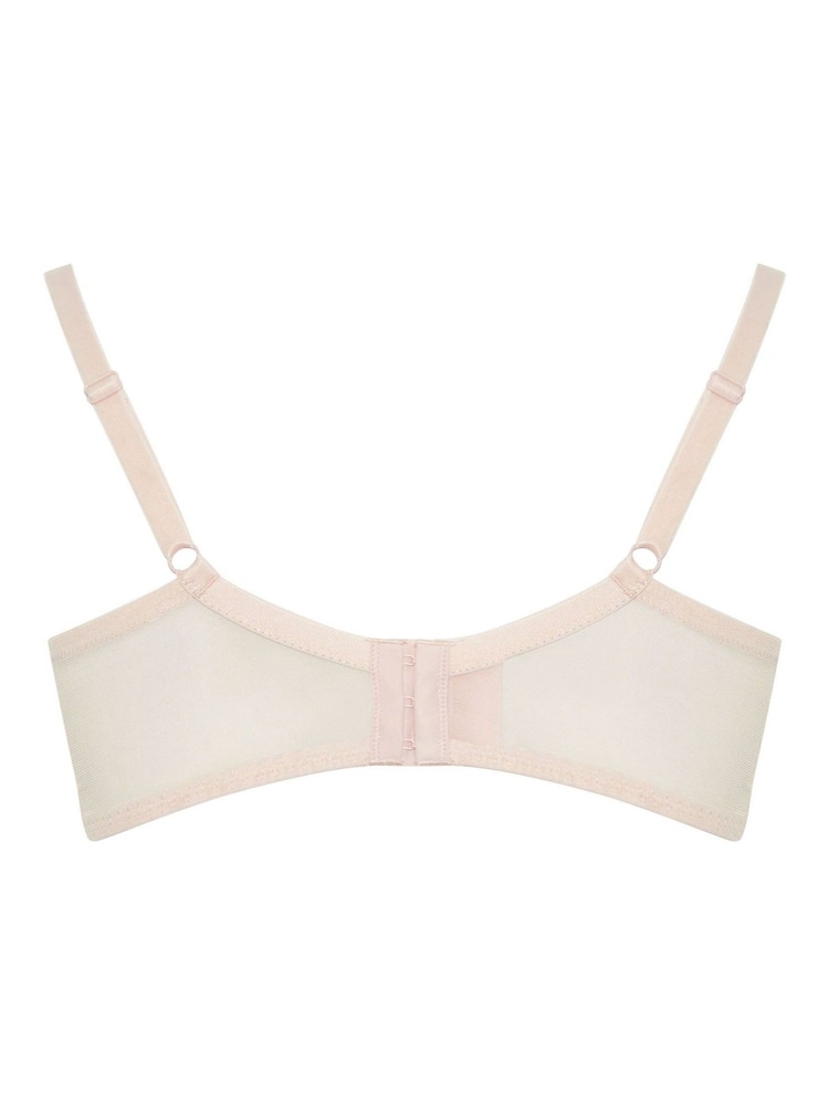 Yours Curve Pink Lace Padded T-Shirt Bra - Image 6 of 6