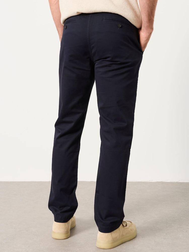 FatFace Navy Hayton Slim Fit Chinos - Image 2 of 6