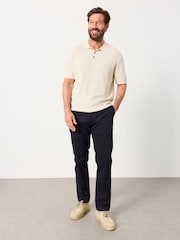 FatFace Navy Hayton Slim Fit Chinos - Image 3 of 6