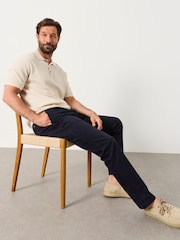 FatFace Navy Hayton Slim Fit Chinos - Image 5 of 6