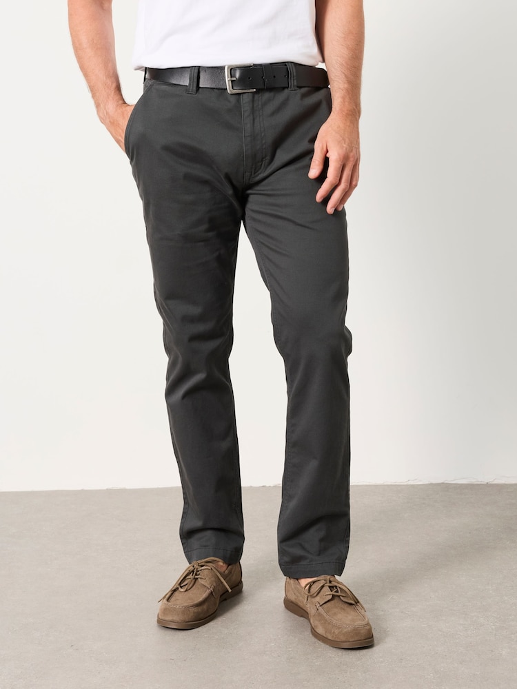 FatFace Grey Hayton Slim Fit Chinos - Image 1 of 7 FatFace Grey Hayton Slim Fit Chinos - Image 1 of 7