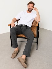 FatFace Grey Hayton Slim Fit Chinos - Image 6 of 7