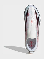 adidas White F50 League Laceless Turf Football Boots - Image 6 of 9