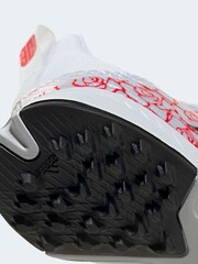 adidas White F50 League Laceless Turf Football Boots - Image 9 of 9