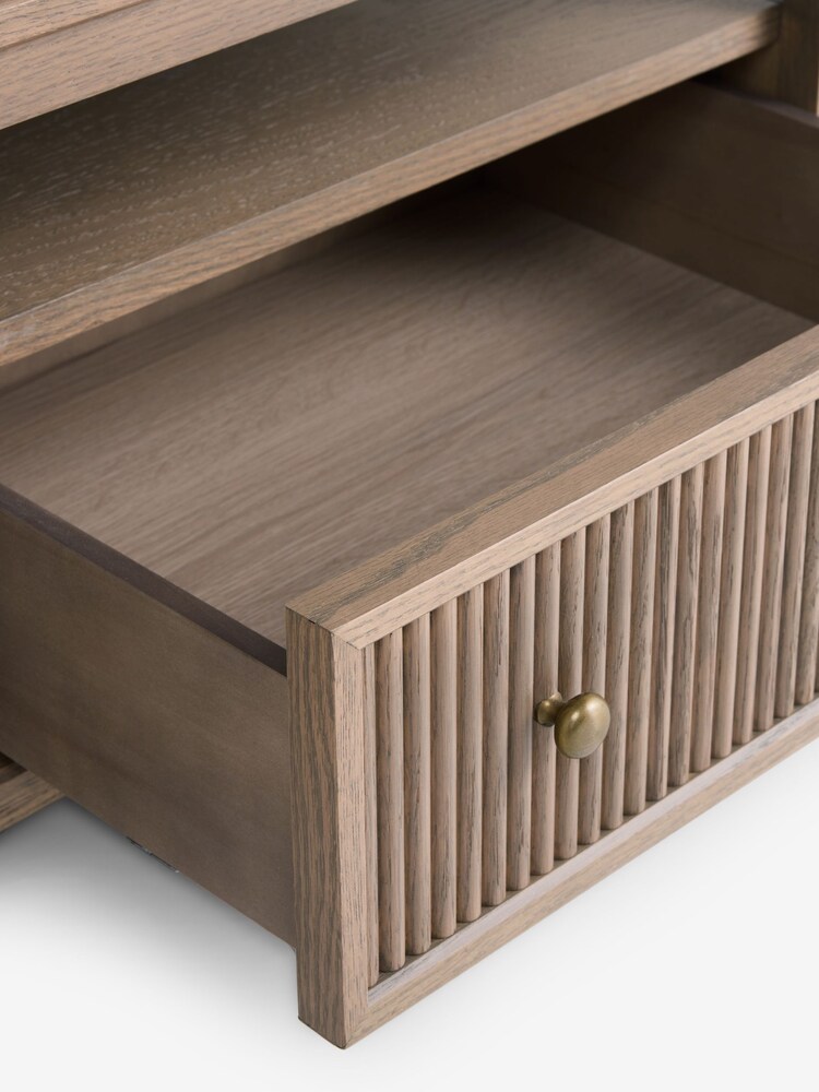 Laura Ashley Light Oak Barcombe Storage Coffee Table - Image 8 of 8