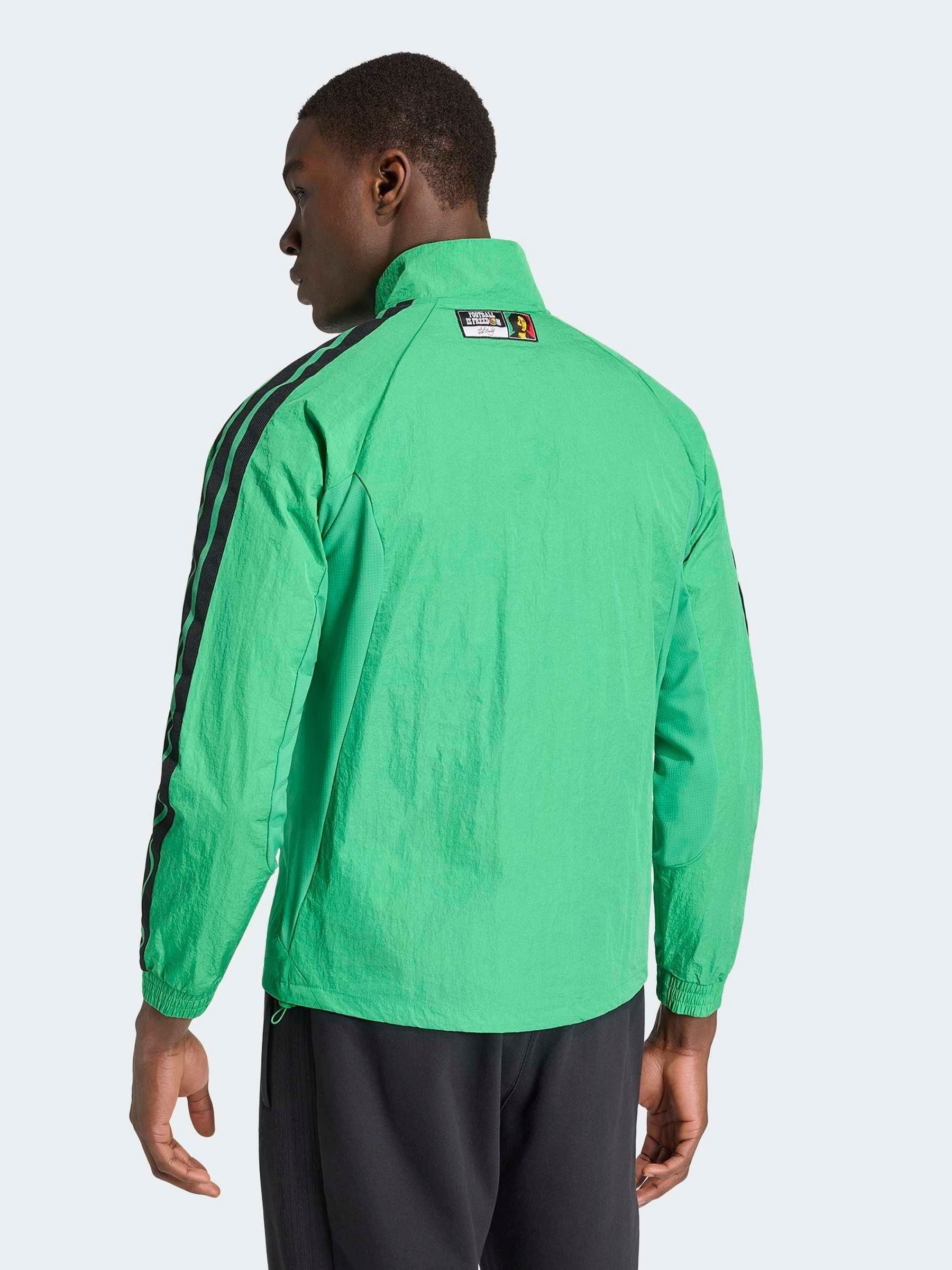 Buy adidas Green Jamaica X Bob Marley Home Anthem Jacket from Next USA