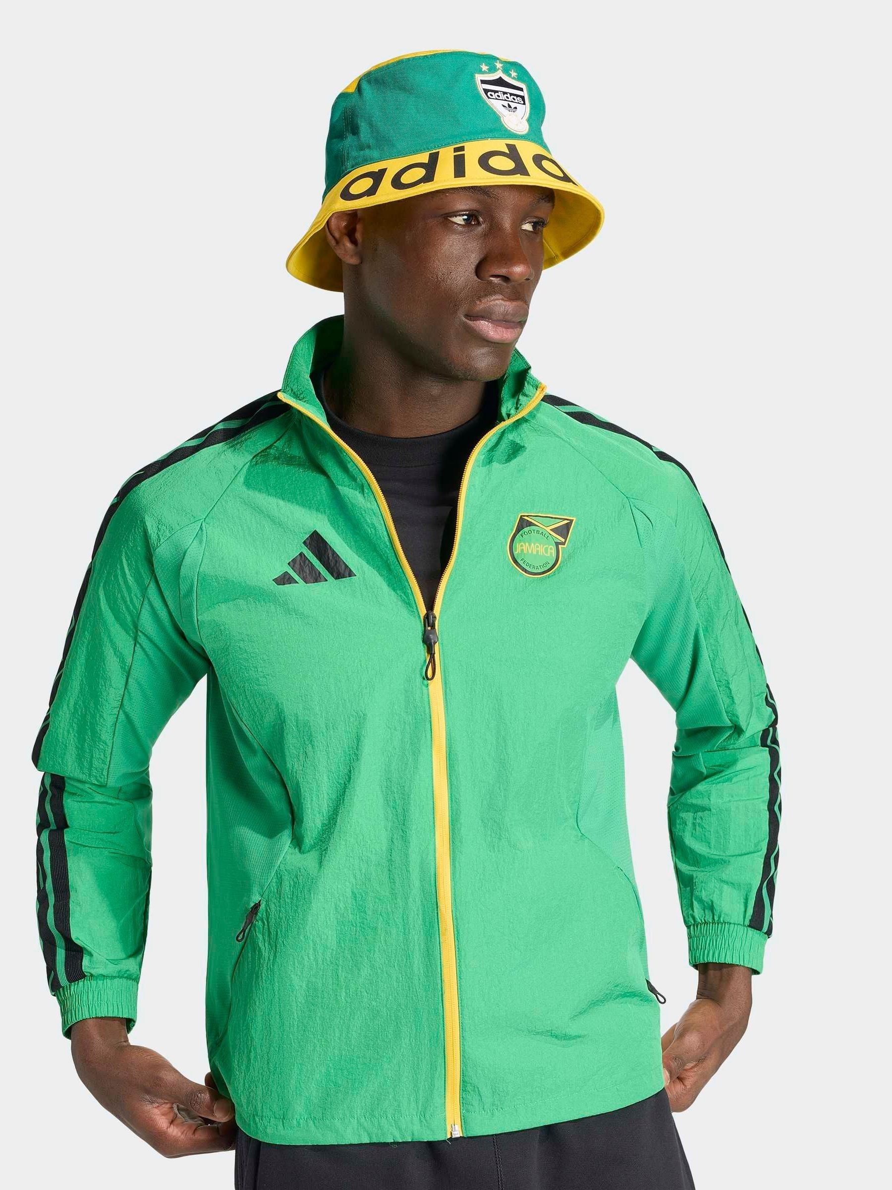 Buy adidas Green Jamaica X Bob Marley Home Anthem Jacket from Next USA
