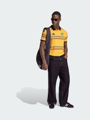 adidas Yellow Jamaica Bob Marley Home Jersey - Image 3 of 7