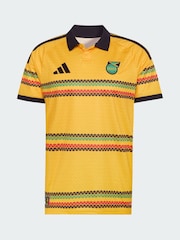 adidas Yellow Jamaica Bob Marley Home Jersey - Image 6 of 7