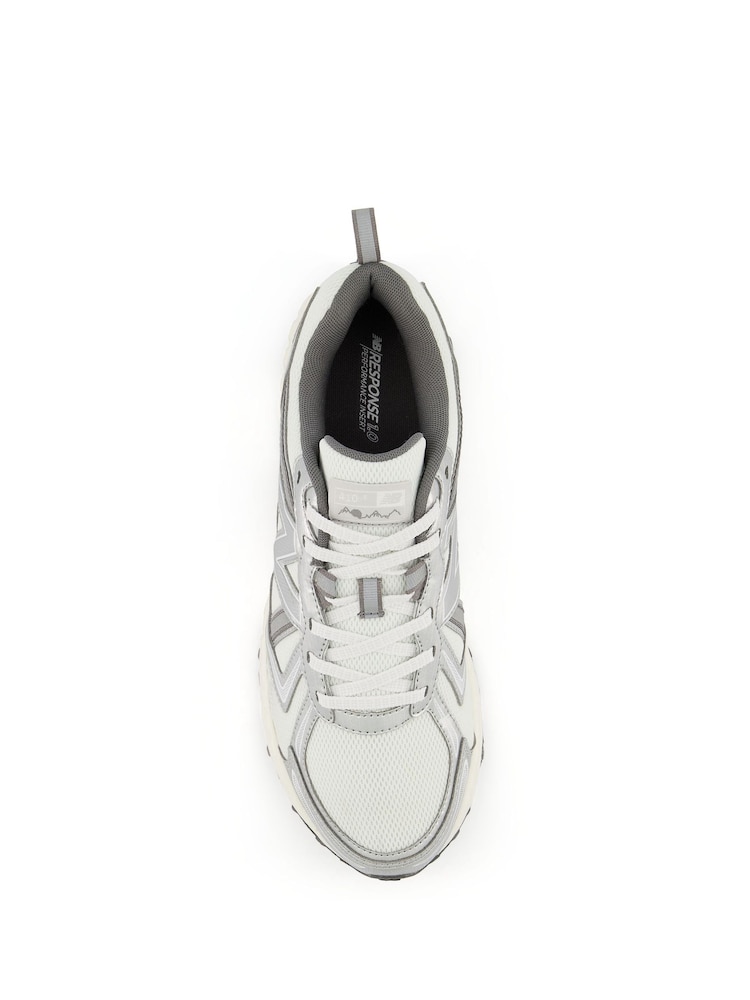 New Balance White/Silver 410 Trail Trainers - Image 6 of 6