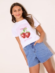 White Berry - Camiseta gráfica de Lipsy (5-16 años) - Imagen 3 de 4