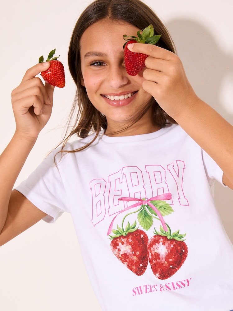 White Berry - Camiseta gráfica de Lipsy (5-16 años) - Imagen 4 de 4