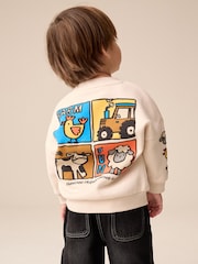 Ecru Farm Back Printed Crew Neck Sweat Top (3mths-7yrs) - Image 1 of 9