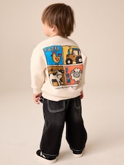 Ecru Farm Back Printed Crew Neck Sweat Top (3mths-7yrs) - Image 3 of 9
