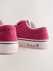 Himbeerrfarben - Turnschuhe mit Klettverschluss - Bild 4 von 5