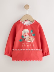 Christmas Food Weaning And Feeding Sleeved Bib - Image 1 of 5