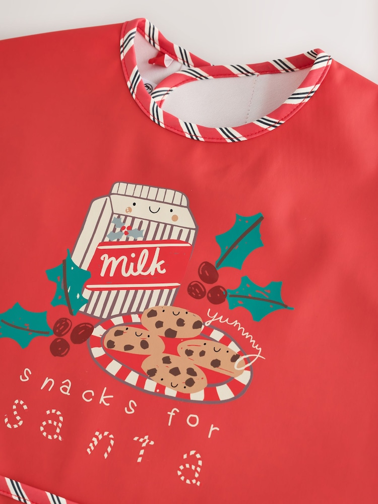Christmas Food Weaning And Feeding Sleeved Bib - Image 2 of 5