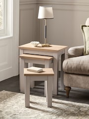 Light Natural Malvern Rectangle Set of 3 Nest of Tables - Image 1 of 3