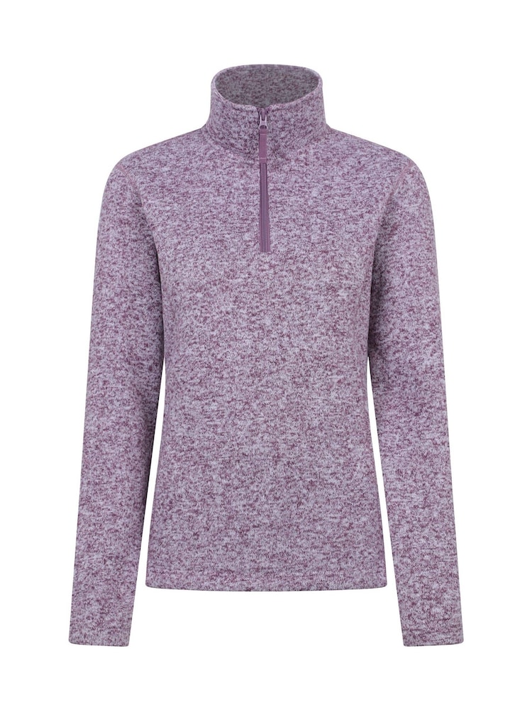 Mountain Warehouse Purple Idris Half-Zip Fleece - Image 1 of 5