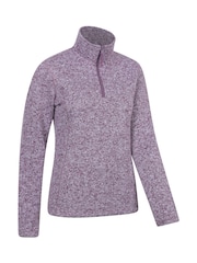 Mountain Warehouse Purple Idris Half-Zip Fleece - Image 4 of 5