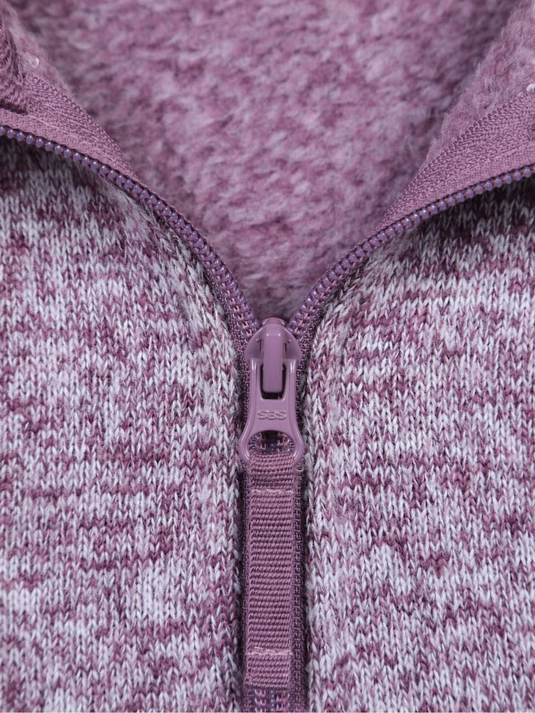 Mountain Warehouse Purple Idris Half-Zip Fleece - Image 5 of 5