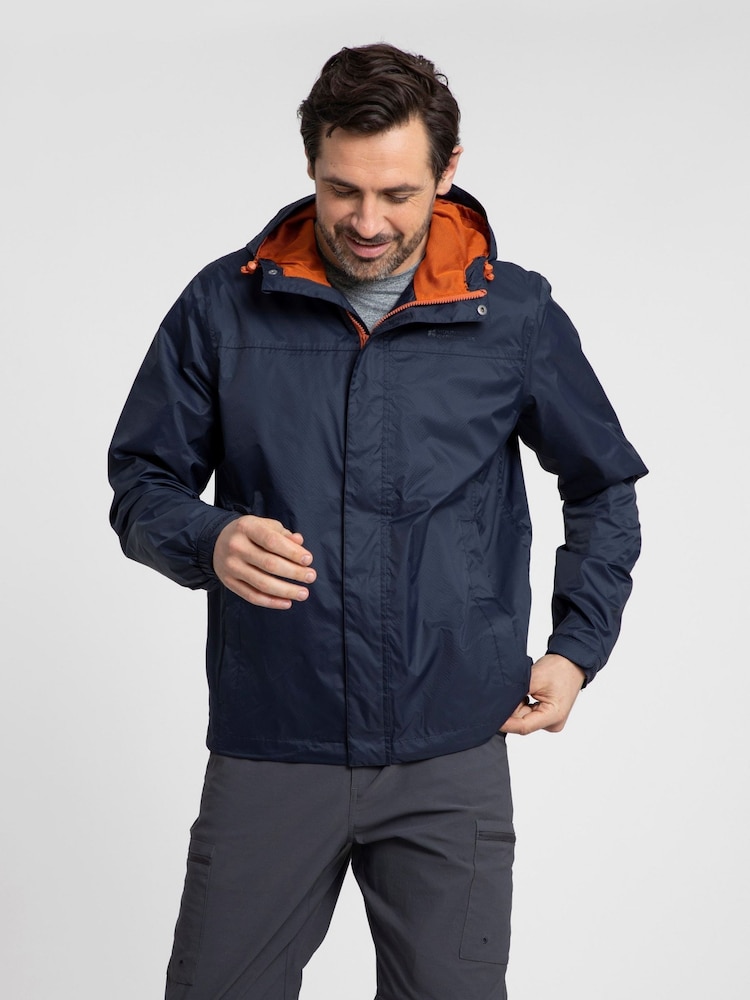 Mountain Warehouse Navy Torrent Waterproof Jacket - Image 2 of 8 Mountain Warehouse Navy Torrent Waterproof Jacket - Image 2 of 8