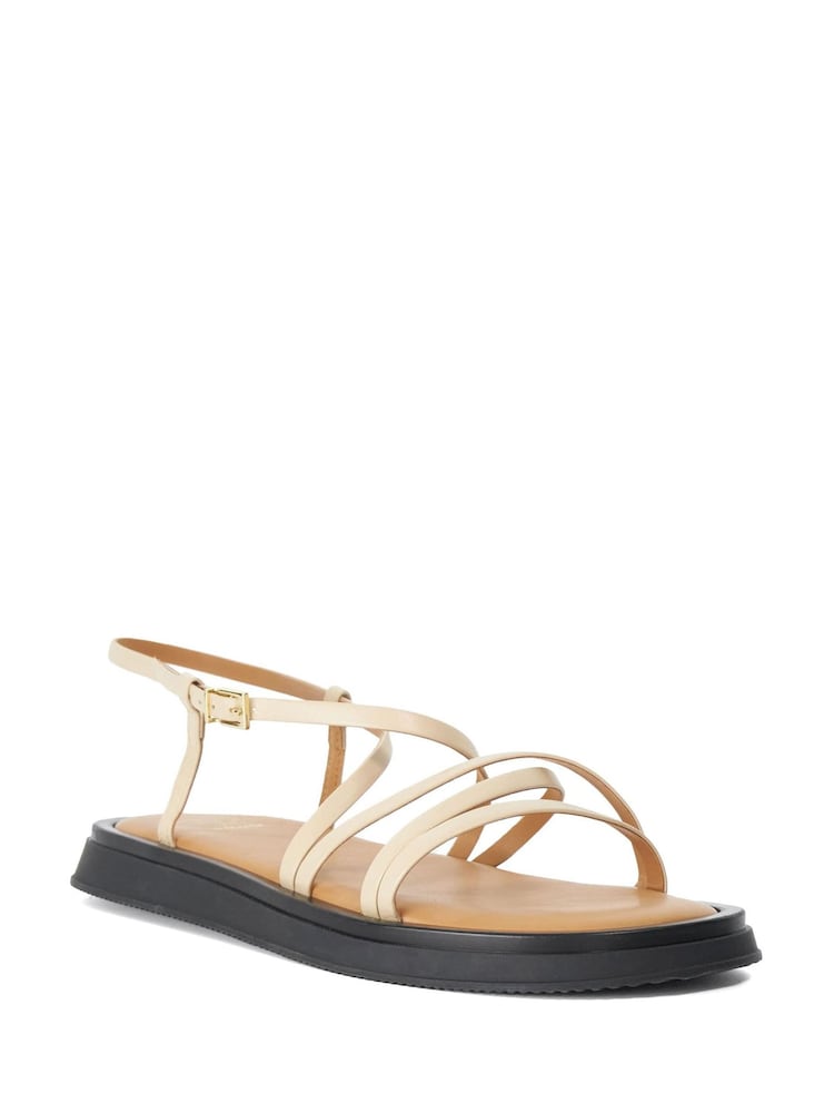 Dune London Natural Laia Casual Sandals - Image 1 of 5 Dune London Natural Laia Casual Sandals - Image 1 of 5