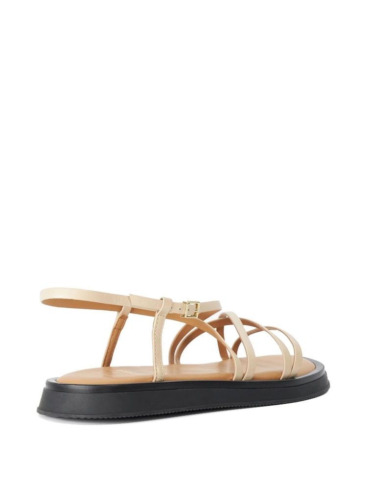 Dune London Natural Laia Casual Sandals - Image 2 of 5 Dune London Natural Laia Casual Sandals - Image 2 of 5