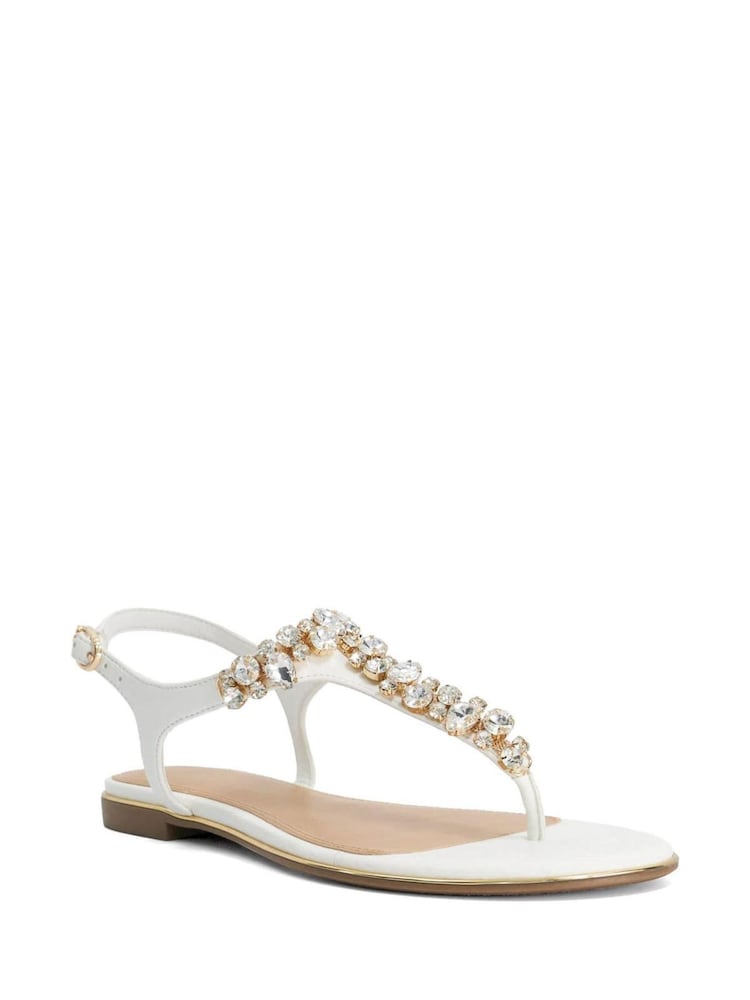 Dune London White Life Casual Sandals - Image 2 of 5