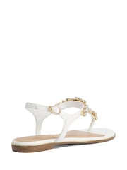 Dune London White Life Casual Sandals - Image 3 of 5