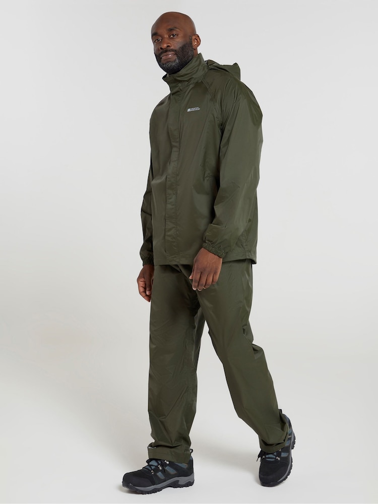 Mountain Warehouse Green Pakka Waterproof Overtrousers - Image 1 of 10