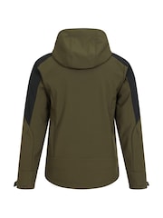 Mountain Warehouse Green Radius Mens Water-Resistant Softshell Jacket - Image 7 of 9