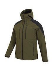 Mountain Warehouse Green Radius Mens Water-Resistant Softshell Jacket - Image 8 of 9