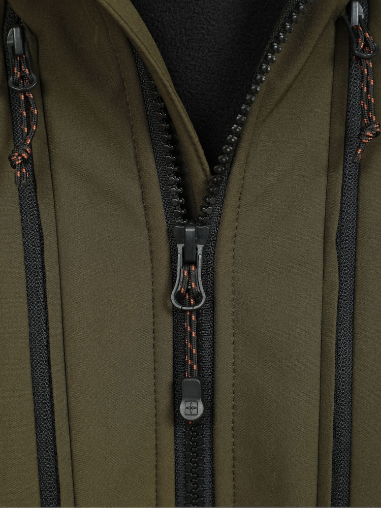 Mountain Warehouse Green Radius Mens Water-Resistant Softshell Jacket - Image 9 of 9